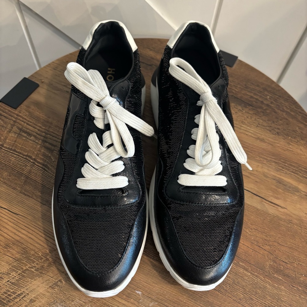 Hogan Interactive³ Sneakers Women 10 / EU 41 Glitter Sequin Sporty Chic